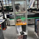 Alcuni campioni di stampa in esposizione