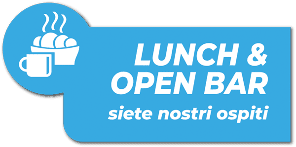 Lunch e Open Bar (siete nostri ospiti)